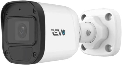 Revo Ultra Blue Series 16CH 4K POE H.265 NVR, 4TB & 8X 2K (4 Megapixel) Indoor/Outdoor IR Cameras with Built-in Mic – Remote Access Via Pc, Mac & Phone (No Monthly Fee)