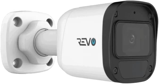 Revo Ultra Blue Series 16CH 4K POE H.265 NVR, 4TB & 8X 2K (4 Megapixel) Indoor/Outdoor IR Cameras with Built-in Mic – Remote Access Via Pc, Mac & Phone (No Monthly Fee)
