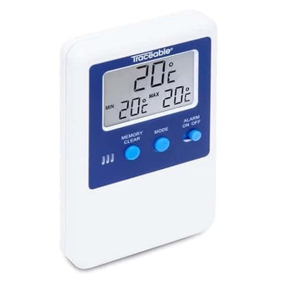 Traceable Calibrated Digital Fridge Thermometer/Freezer Thermometer with Bullet Probe, –58 to 158 Fahrenheit, 1 Resolution, Accuracy of 1 Degree Celsius