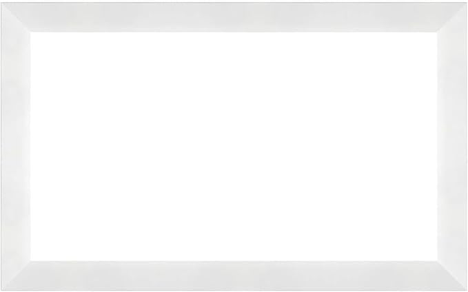 Gloss White 3" Color Chip Premiere Deco TV Frame (32",43",50",55",65",75",85") Compatible ONLY with Samsung The Frame and Pro TVs (Fits 2021-2025, LS03A,LS03B,LS03C,LS03D,LS03FA,LS03FW)