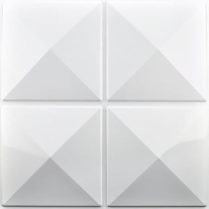 Art3d Decorative 3D Wall Panel, 32 Sq.FT PVC Interior Wall Decor for Living Room, Bedroom, Lobby, Office, Shopping Mall, White