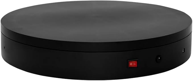 Programmable Motorized Electric Turntable Rotating Display Stand Rotating Platform Spinning Platform Secondary Development Motorized Electric Lazy Susan for 3D Scaner or Display with USB/Wi-Fi