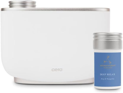 Aera Deep Relax Essential Oil Aromatherapy Home Fragrance Scent Refill - Notes of Chamomile, Vetiver and Sandalwood - Works with The Aera Diffuser