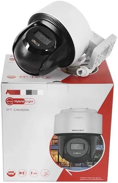 DS-2DE2C400MWG-E Wired PT 4MP PoE IP Camera with 345° pan and 80° tilt, Auto-Tracking Lite, Smart Hybrid Light, IP66, 2-Way-Audio,2.8mm Lens, International English Version