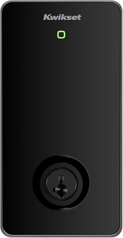 Kwikset Halo Select Smart Lock Keyless Entry Door Lock Wi-Fi and Matter Enabled Deadbolt No Hub Needed, Geofence Auto-Unlock, Grade AAA Certified, Easy Install, Matte Black Lifetime Finish Warranty