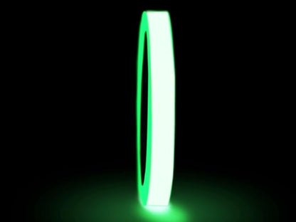 WOD GDT6 Glow in The Dark Tape Safety Grade Photoluminescent, 1/2 inch x 50 yds - for Labeling Safety Signs and Emergency Exits, Green