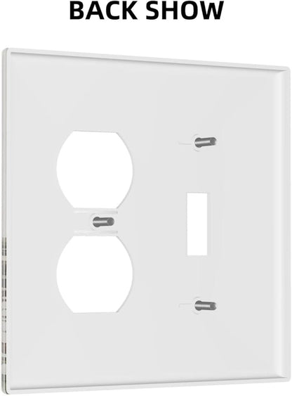 Wallplates Mushroom Forest Butterfly Wild Flower 1 Toggle 1 Duplex Switch Plate Electrical Gfci Faceplate Decorative Light Switch Covers For Bed Room Living Room Decor