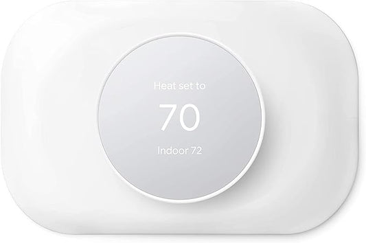 Petrichor Nest Thermostat Trim Kit - Compatible with Google Nest Thermostat 2020, Easy to Install - Snow