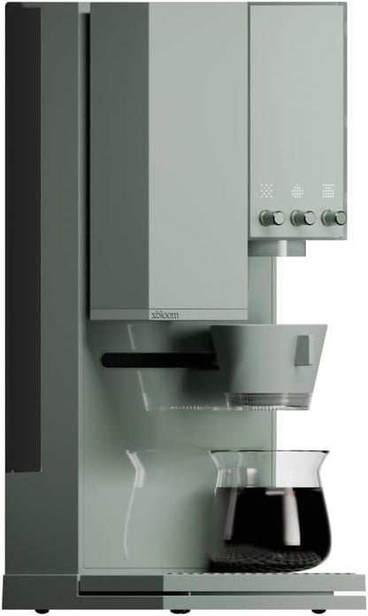 xBloom Studio – The Ultimate Coffee Machine – Drip Coffee Maker with Integrated Grinder, Scale, and 3 Levels of Automation, Sage Green