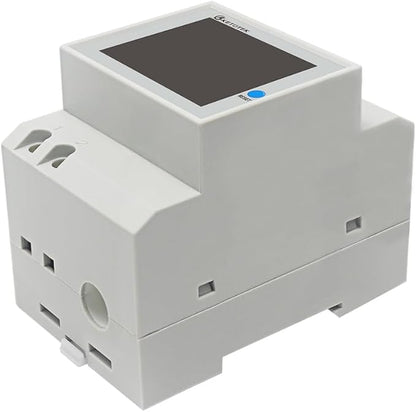KETOTEK Single Phase Energy Meter Din Rail Electricity Usage Monitor AC 40-300V 100A Voltmeter Ammeter Watt Kwh Frequency Power Meter Built-in CT 110V