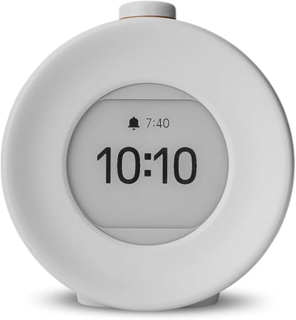 mudita Harmony 2 Digital Alarm Clock - Daylight Alarm Clock with E-Ink Screen and Meditation Function and Snooze Function - Sunrise Alarm Clock - 17 Melodies, Relaxation Sounds, Nature Sounds - Black