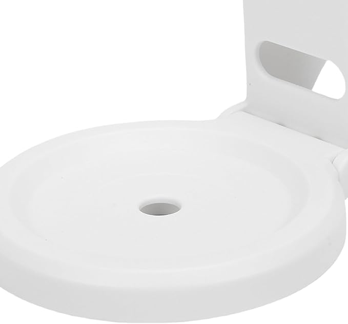 Yosoo Wall Mount Bracket for Dot 4th 5th Gen, Space Saving Speaker Holder Compatible with Smart Home Devices, Adjustable ABS Wall Stand for Living Room or Bedroom Use (White)
