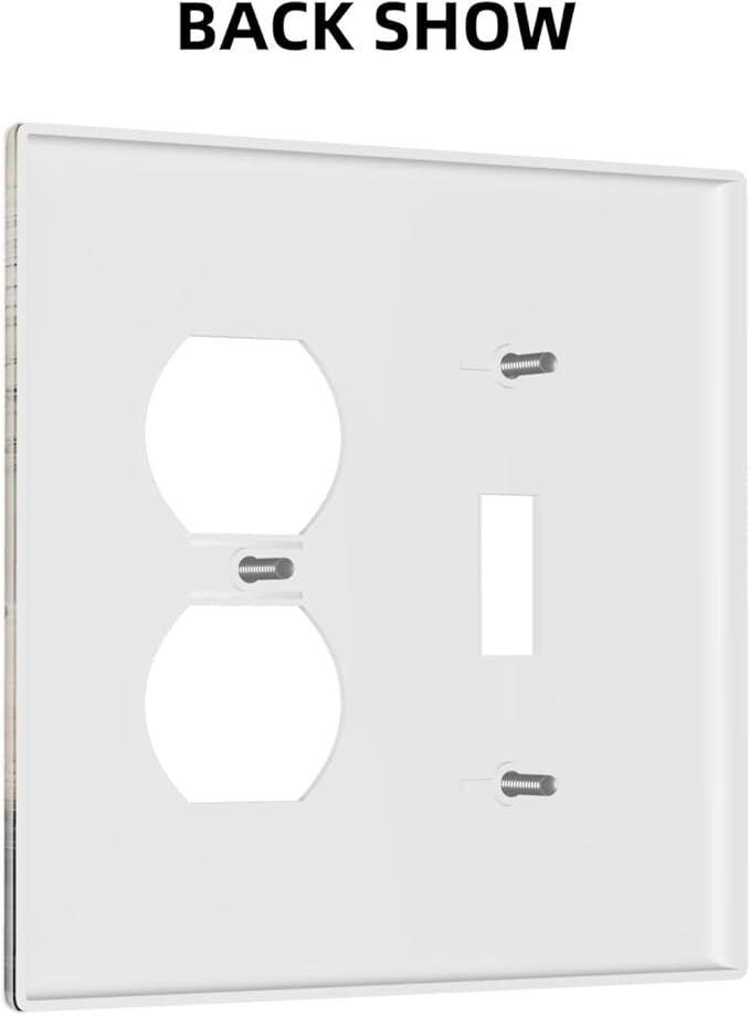 Wallplates Vintage Octopus Ocean Sailboat Bizarre Adventure 1 Toggle 1 Duplex Switch Plate Electrical GFCI Faceplate Decorative Light Switch Covers for Bathroom Kids room Decor