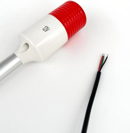 12V DC LED Warning Lights Multi-Layer Industrial Signal Light Alarm Lights Machine Equipment Indicator Lamp (1-Layer)
