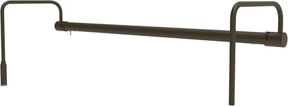 Cocoweb 21 Inch Tru-Slim Mahogany Bronze Picture Light - LED, 2700K, Adjustable Arm, Plug-in, Toggle Switch, Sleek and Compact Design