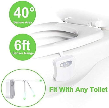Color Changing Motion Sensor LED Multi-Color Toilet Night Light - Motion Activated Washroom Lamp With Smart Bowl Lighting (16 3)