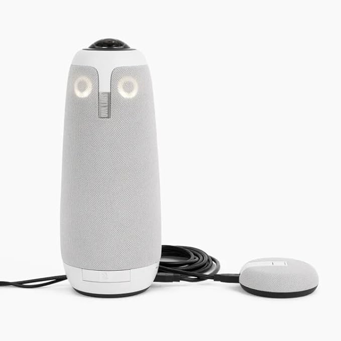 Owl Labs Expansion Mic for Meeting Owl 3 / Meeting Owl 4+: Extend Audio Reach in Larger Spaces by 8 feet (2.5 Meters) in The Direction of The mic., Gray