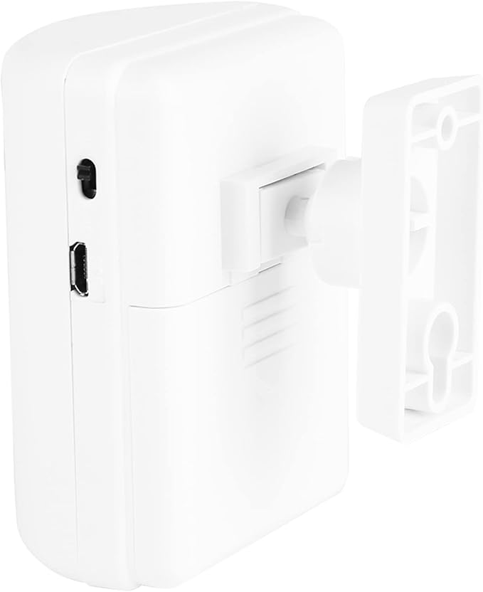 SUNGOOYUE Infrared Sensor Motion Detector Entry Door Bell Alarm with Transmitter & Receiver for Home Office Security White (One for two US regulations), SUNGOOYUEbg0m6u7yvh-02