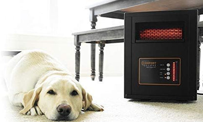 Comfort Deluxe by Airnmore, with Copper PTC, Infrared Space Heater with Remote,1500W,ETL Listed with High and Low Settings, Good for Small to Large Room's, 2-year warranty.