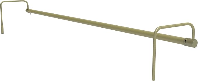 Cocoweb 43 Inch Tru-Slim Antique Brass Picture Light - LED, 2700K, Adjustable Arm, Plug-in, Toggle Switch, Sleek and Compact Design