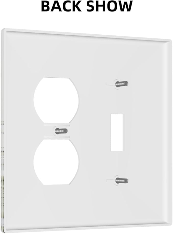 Colorful Wildflowers Daisy Plant Butterfly Floral Wallplates 1 Toggle 1 Duplex Switch Plate Electrical GFCI Faceplate Decorative Light Switch Covers for Bed Room Living Room Decor