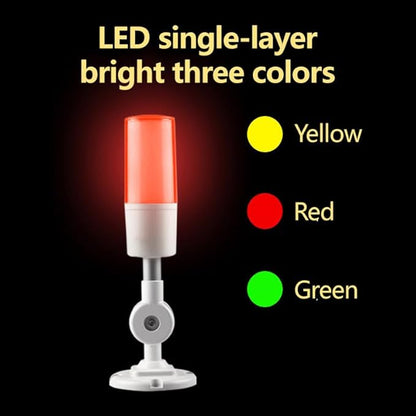 LED Machine Tool Integrated 3-Color Alarm Lamp Indicator Lights 110V Single Lighting Folded Equipment Warning Light