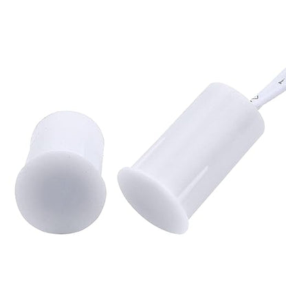 RC-33 NC Recessed Wired Security Window Door Contact Sensor Alarm Magnetic Reed Switch White 10 Pair