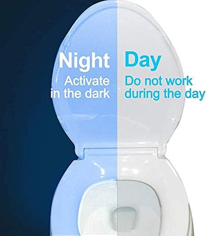 4 Pack Color Changing Toilet Night Light Motion Sensor Led Toilet Motion Activated Led Washroom Night Lamp(16 4)