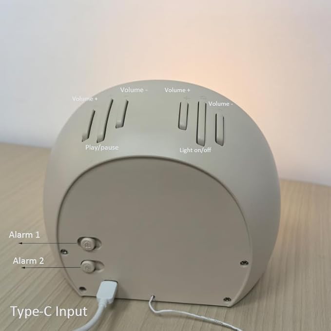 Restore 3 Sunrise Alarm Clock, Sound Machine with White Noise, Smart Light, Cocoa