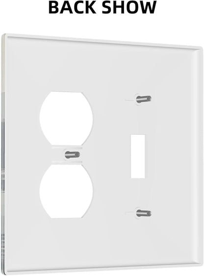 Wallplates Prehistoric World Dinosaur Cartoon Fores 1 Toggle 1 Duplex Switch Plate Electrical GFCI Faceplate Decorative Light Switch Covers for Kids Room Nursery Decor