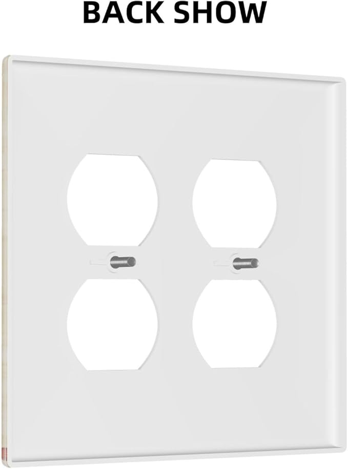 Decorative Outlet Covers Native American African Afro 2 Gang Wall Plate Double Duplex Light Switch Cover Switch Plate Covers Faceplate for Home Bedroom Decor