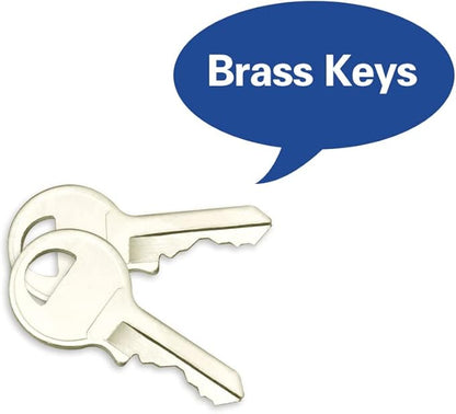 Laminated Steel Padlocks, 24 Pack, Blue, Keyed Alike, Long Shackle, for Hasp Latch, Sheds, Fences, Lockers, Schools, Gyms
