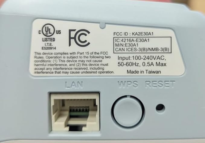 E30 AX3000 Mesh WiFi 6 Range Extender, Universal Compatibility, Gigabit Ethernet Port, Covers up to 13,999 sq. ft., Whole Home Internet Signal Booster