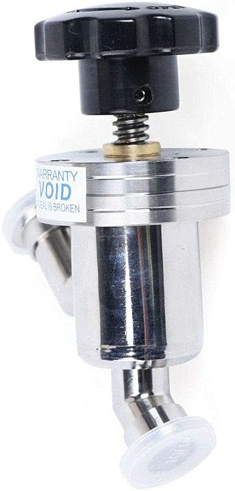 SHERICH KF16 High Vacuum Manual Isolation Valve, Flange L Type, Y Type Stainless Steel Valve (KF16 （Y type）)