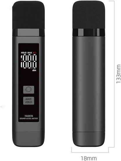 Decibel Meter Noise Tester, Decibel Meter With Large LCD Screen & Memory For Detailed Sound Level In & Environmental Areas