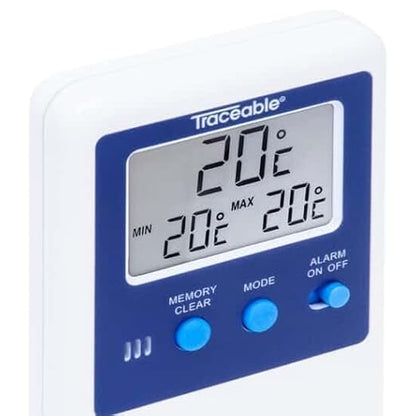 Traceable Calibrated Digital Fridge Thermometer/Freezer Thermometer with Bullet Probe, –58 to 158 Fahrenheit, 1 Resolution, Accuracy of 1 Degree Celsius