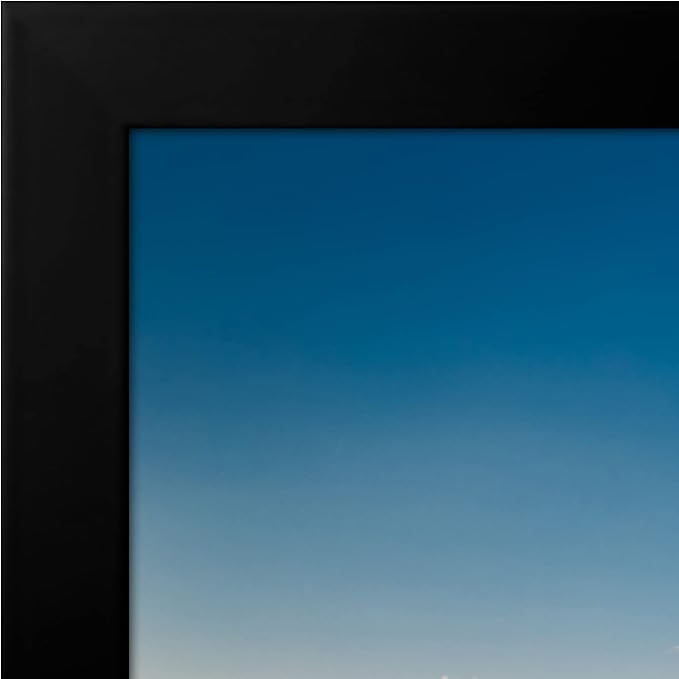 Americanflat 10x20 Picture Frame with Polished Plexiglass - Signature Collection - Gallery-Style Frames Made of Engineered Wood - Photo Frame for Wall Display - Black