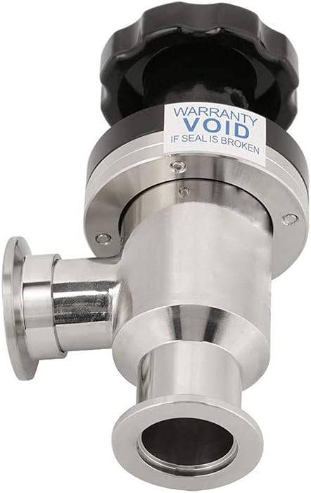 SHERICH KF40 High Vacuum Manual Isolation Valve, Flange L Type, Y Type Stainless Steel Valve (KF40（L type）)