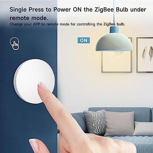 ZigBee3.0 Smart Remote Button Tuya Scene Remote, Need Zigbee Hub, Smart Switch ZigBee Remote Work with Tuya Smart Life APP (2)