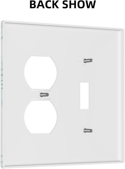 Beach Nautical Starfish Scallop Coral Conch Wallplates 1 Toggle 1 Duplex Switch Plate Electrical GFCI Faceplate Decorative Light Switch Covers for Bathroom Home Decor