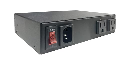 2-Outlet Remote Power Reboot Controller with Web GUI