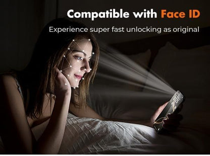 3 Pack for iPhone 17 Pro Screen Protector Privacy Full Cover Glass + 2 Camera Lens Protector 9H+ Tempered Glass Military Grade Shatterproof Anti Spy Bubble Free Auto installation Frame