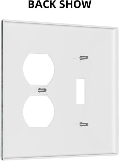 Wallplates Teal Daisy Floral Vintage Wood Plank 1 Toggle 1 Duplex Switch Plate Electrical Gfci Faceplate Decorative Light Switch Covers For Farmhouse Cabin Decor