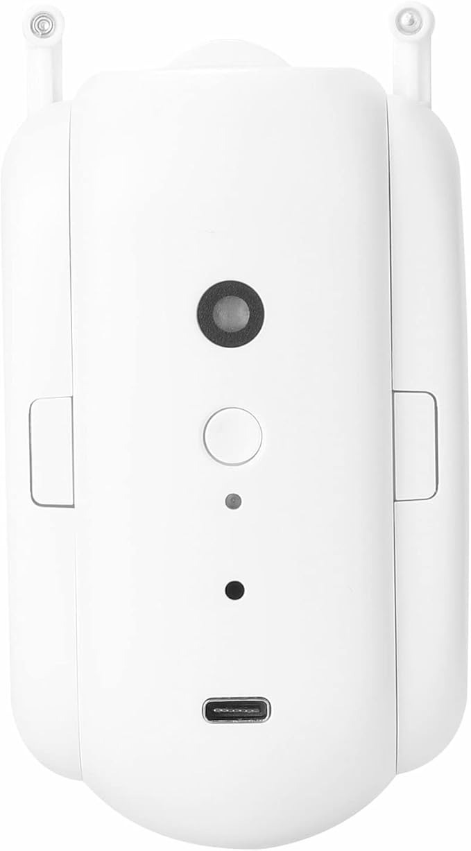 2pcs Tuya Smart Curtain Motor BT Voice Control Switch Electric Curtain Robot APP Control Timer Setup Compatible with Alexa Google Home for Roman Rod