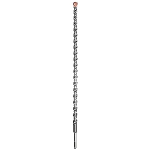 3/8 x 23.6 inch (10x600mm) SDS Plus Masonry Drill Bit, Rotary Hammer Drill Bit,Concrete Drill Bit for Concrete, Brick, Block,3/8 x 21 x 23.6 inch