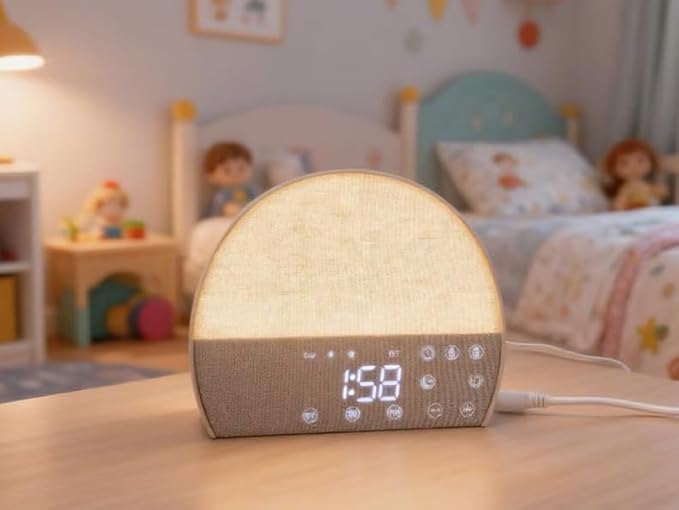 Restore 3 Sunrise Alarm Clock, Sound Machine with White Noise, Smart Light, Cocoa