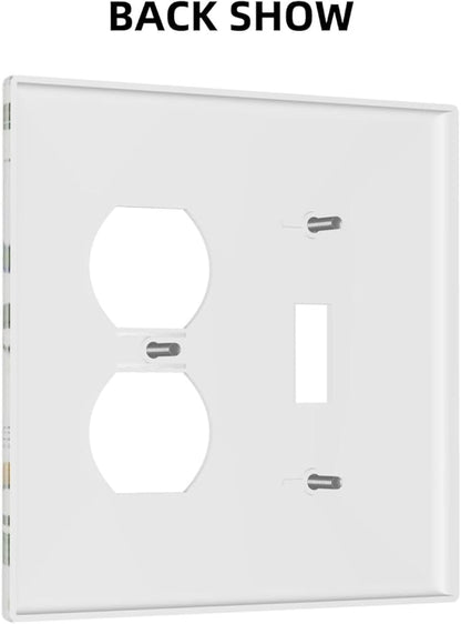 Wallplates Floral Green Leaf Plant Flowes 1 Toggle 1 Duplex Switch Plate Electrical Gfci Faceplate Decorative Light Switch Covers For Bed Room Farmhouse Decor