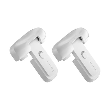SAFELON 2 Pcs Baby Safety Fridge Lock, Child Proof Refrigerator Freezer Door Lock, Protect Refrigerators with Damaged Sealing Strips (White)