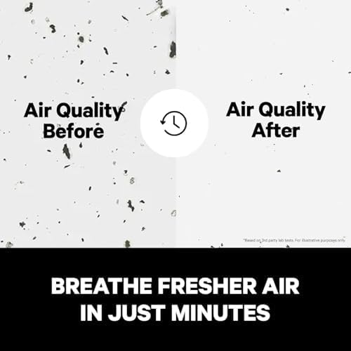PuroAir 240 HEPA Air Purifiers for Home Large Rooms - Covers Up To 1,000 Sq Ft - Filters Up To 99.9% of Pollutants, Smoke, Pollen, Dust - Quiet HEPA Air Filter - Air Purifiers for Bedroom (2 Pack)