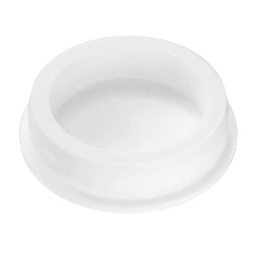 uxcell 1Pcs Silicone Hole Plug, Waterproof Round Rubber Stoppers Bottle Seal Plugs Tube Pipe End Caps for 55mm/2.17" Hole for Bathtub Bottle, White